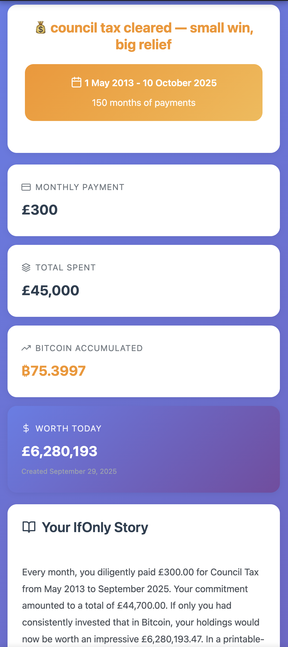 Council Tax Bitcoin Story